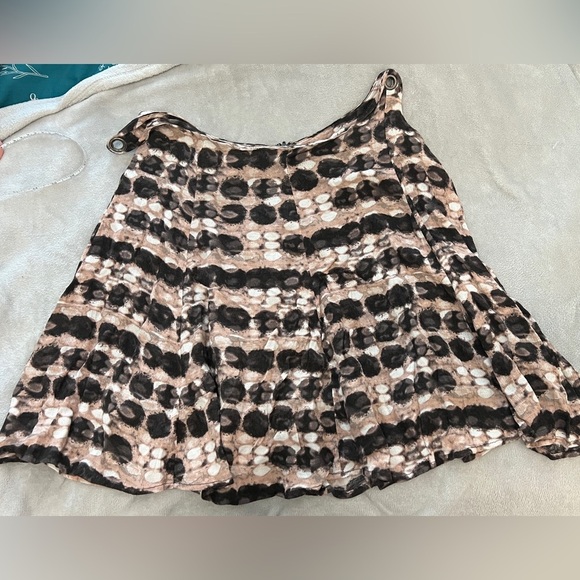 Free People Jump On It Camo Dress Jumper in cream combo print Large - Picture 3 of 10